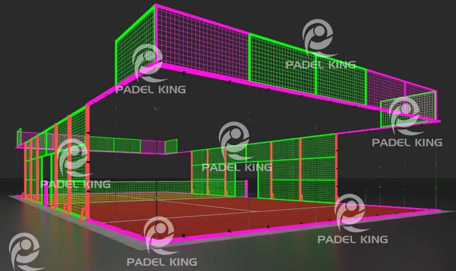 PS-088 Neon fluorescence padel court